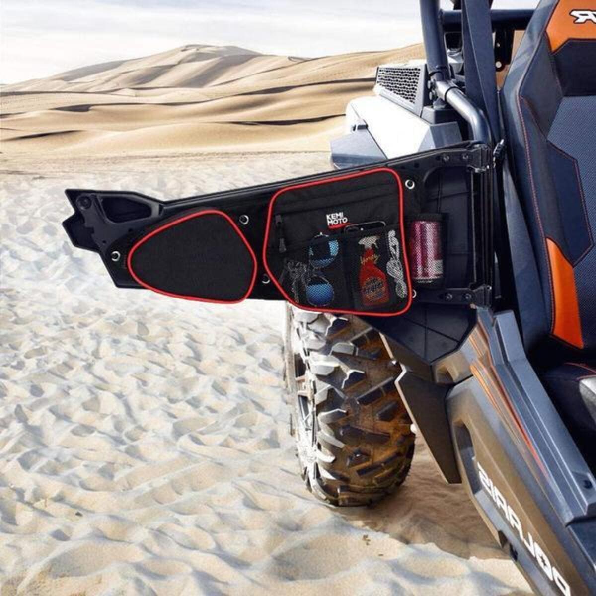 Kemimoto '14-'22 Polaris RZR XP 1000 Front Side Door Bags & Side Nerf Bars Rock Sliders