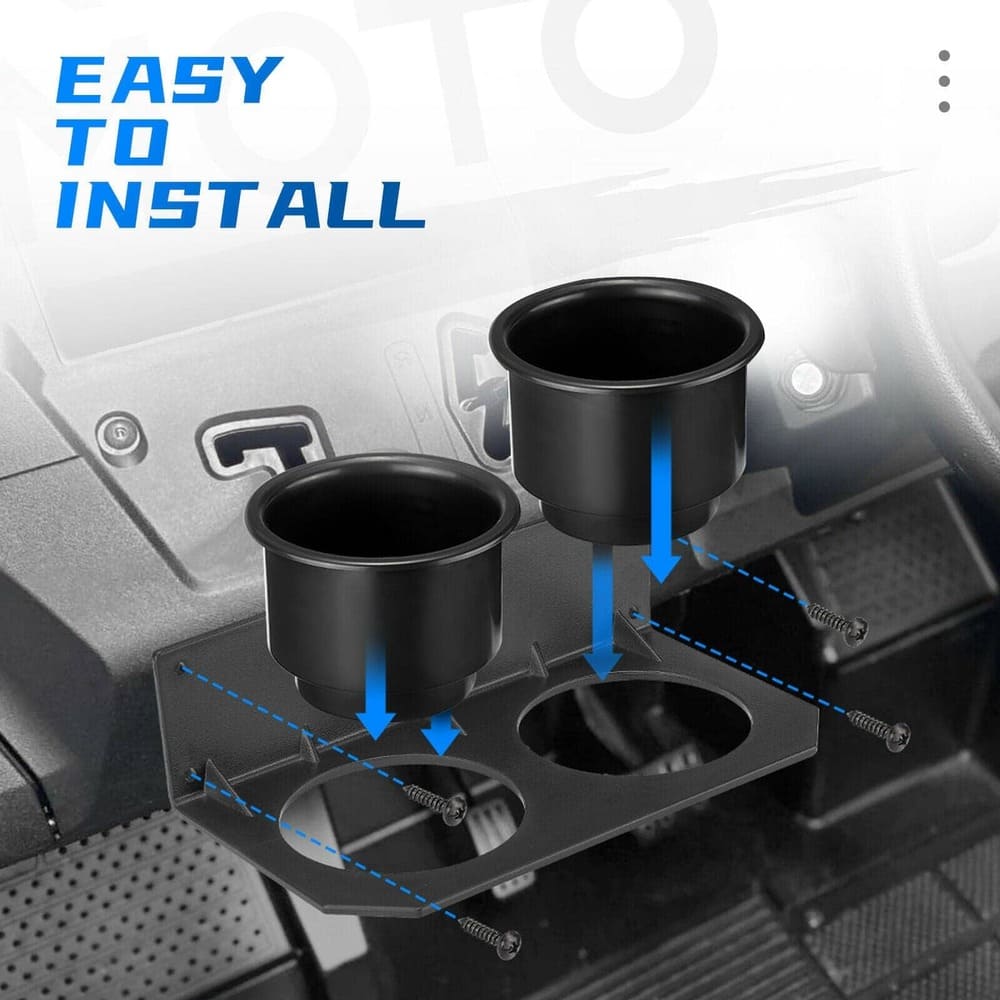 Kemimoto '14-'23 Honda Pioneer 700 / 700-4 Center Dash Cup Holder