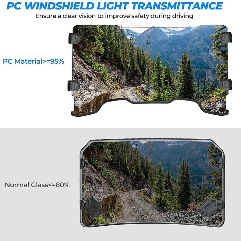 Kemimoto '14-'23 Pioneer 700 / 700-4 Polycarbonate Front Windshield