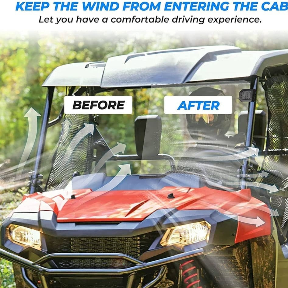 Kemimoto '14-'23 Pioneer 700 / 700-4 Polycarbonate Front Windshield