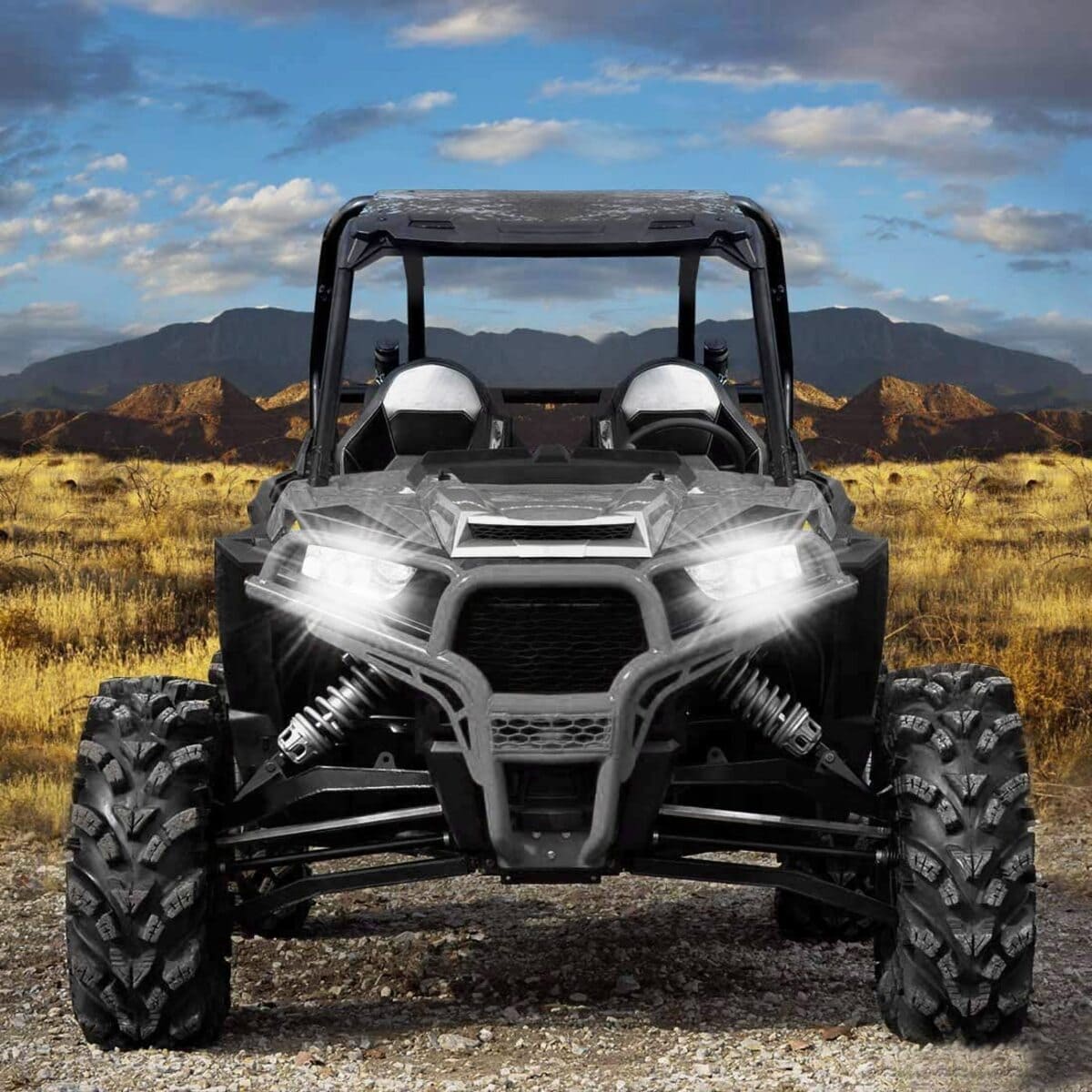 Kemimoto '14-'23 Polaris RZR XP 1000 30W LED Headlight