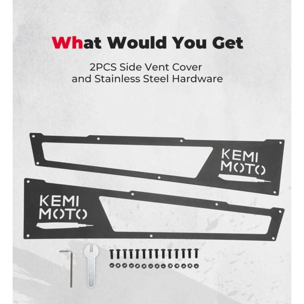 Kemimoto '14-'23 Polaris RZR XP 1000/ 4 1000 Side Vent Covers