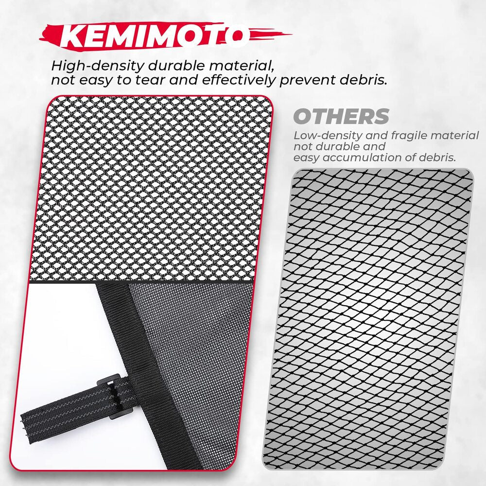Kemimoto '14-'23 Polaris RZR XP 4 1000 PVC Mesh Window Nets & Door Nets - 4 Door