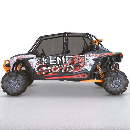 Kemimoto '14-'23 Polaris RZR XP 4 1000 Side Window Mesh Net