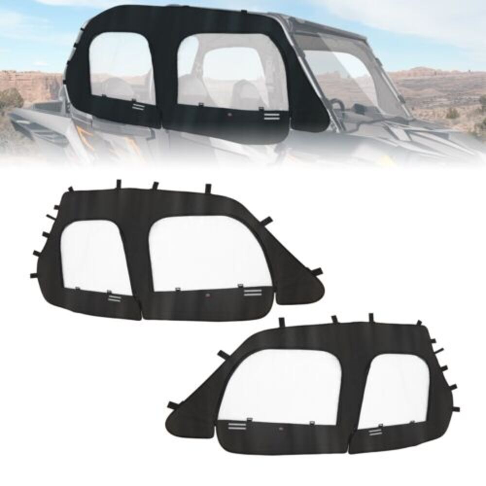 Kemimoto '14-'23 Polaris RZR XP 4 1000 Soft Upper Door Cab Enclosure Set