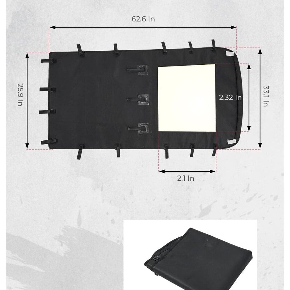 Kemimoto '14-'23 Polaris RZR XP 4 1000 Waterproof Soft Top Roof