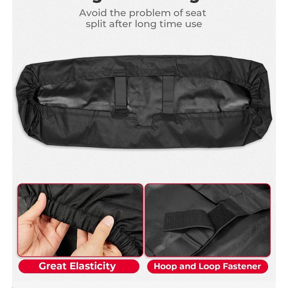 Kemimoto '14-'24 Honda Pioneer 700 Seat Covers - Black