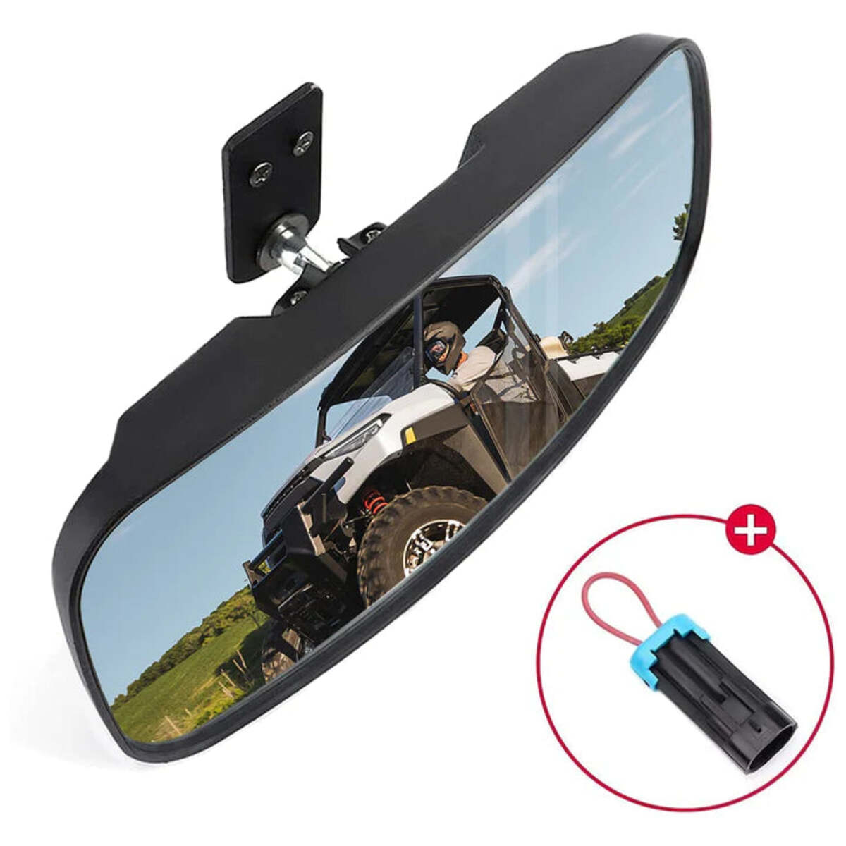Kemimoto '15-'24 Polaris Ranger XP 1000 Rear View Mirror & Side Mirrors