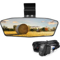 Kemimoto '15-'24 Polaris Ranger XP 1000 UTV Rear View Mirror with Led Light
