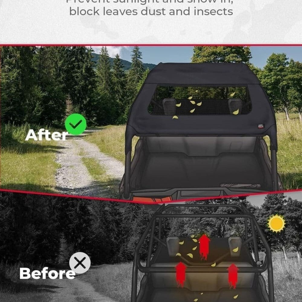 Kemimoto '16-'23 Honda Pioneer 1000-5 Upgraded Soft Roof