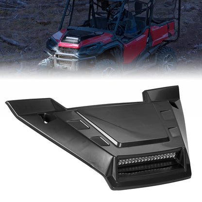 Kemimoto '16-'24 Honda Pioneer 1000 Sport Hood Scoop w/LED Spot Light
