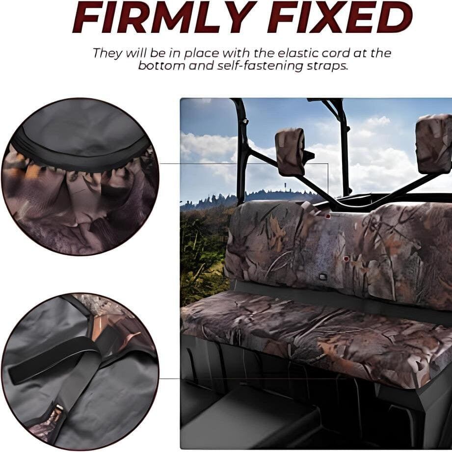 Kemimoto '16-'24 Honda Pioneer 1000-5 / 1000-6  Camo Front Seat Cover