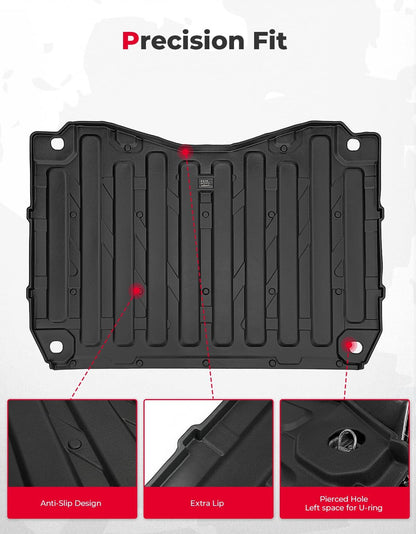 Kemimoto '16-'24 Honda Pioneer 1000 UTV Bed Liner Mat