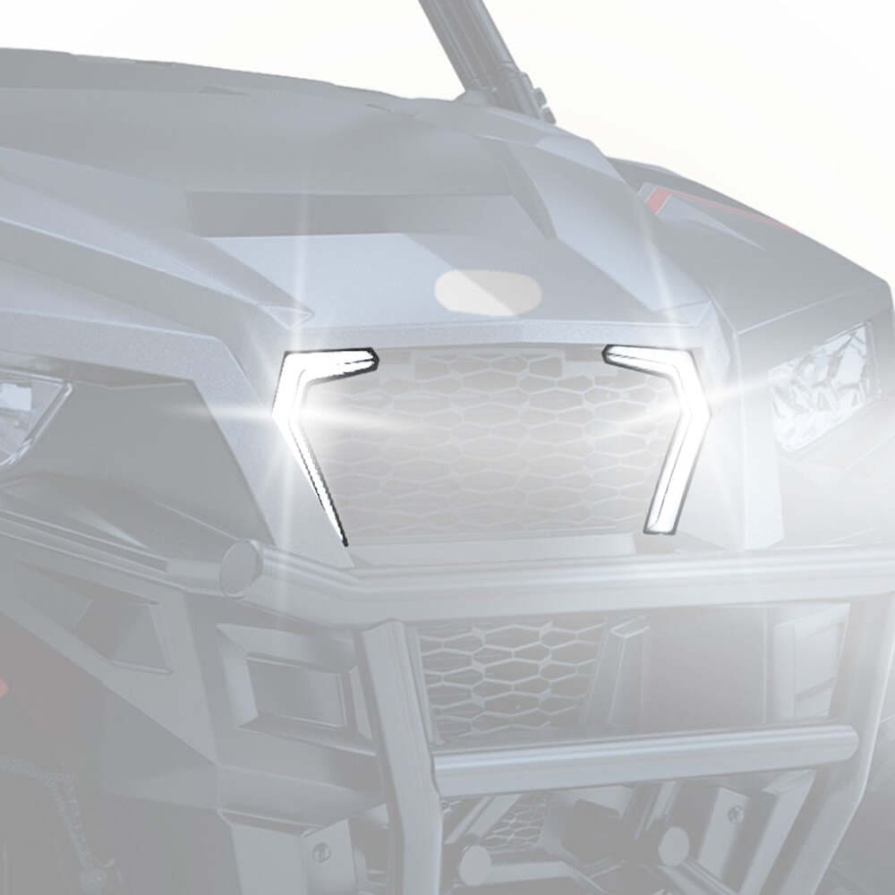 Kemimoto '16-'24 Polaris General 1000 2x Front Fang Accent Light Turn Signal