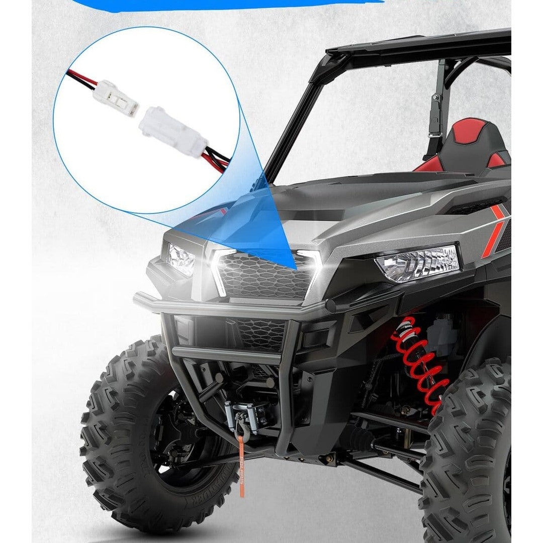Kemimoto '16-'24 Polaris General 1000 2x Front Fang Accent Light Turn Signal