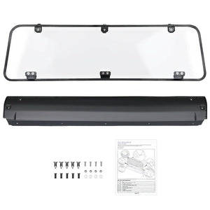 Kemimoto '16-'24 Polaris General 1000/4 Rear Windshield Clear