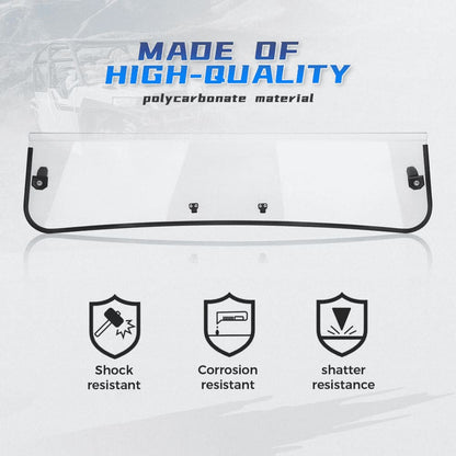 Kemimoto '16-'24 Polaris General Half Windshield