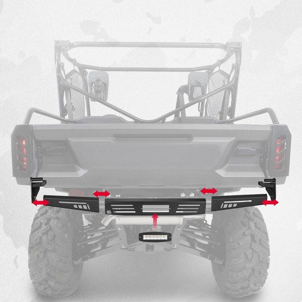 Kemimoto '16-'25 Honda Pioneer 1000/1000-6 Rear Bumper