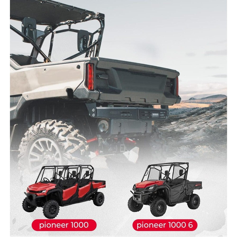 Kemimoto '16-'25 Honda Pioneer 1000/1000-6 Rear Bumper