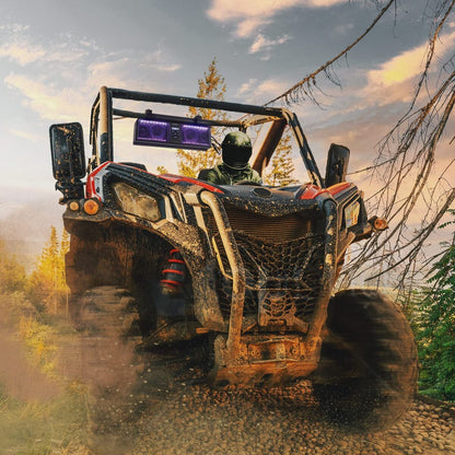 Kemimoto UTV/ATV 16'' RGB Sound Bar BT 5.0 Amplified IP65 Waterproof Dustproof
