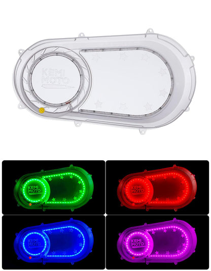 Kemimoto '17-'21 Polaris RZR/Ranger Outer Clutch Cover with RGB Lights