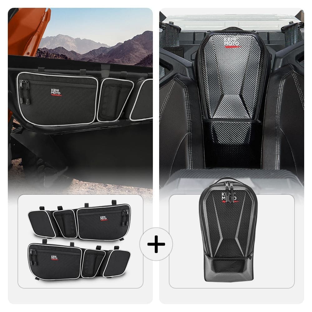 Kemimoto '17-'23 Can-Am Maverick X3 Center Storage Bag & UTV Cover