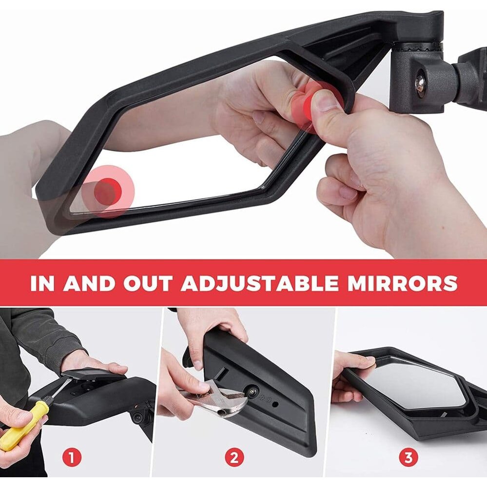 Kemimoto '17-'23 Can-Am Maverick X3 Front Bumpers & Side Mirrors