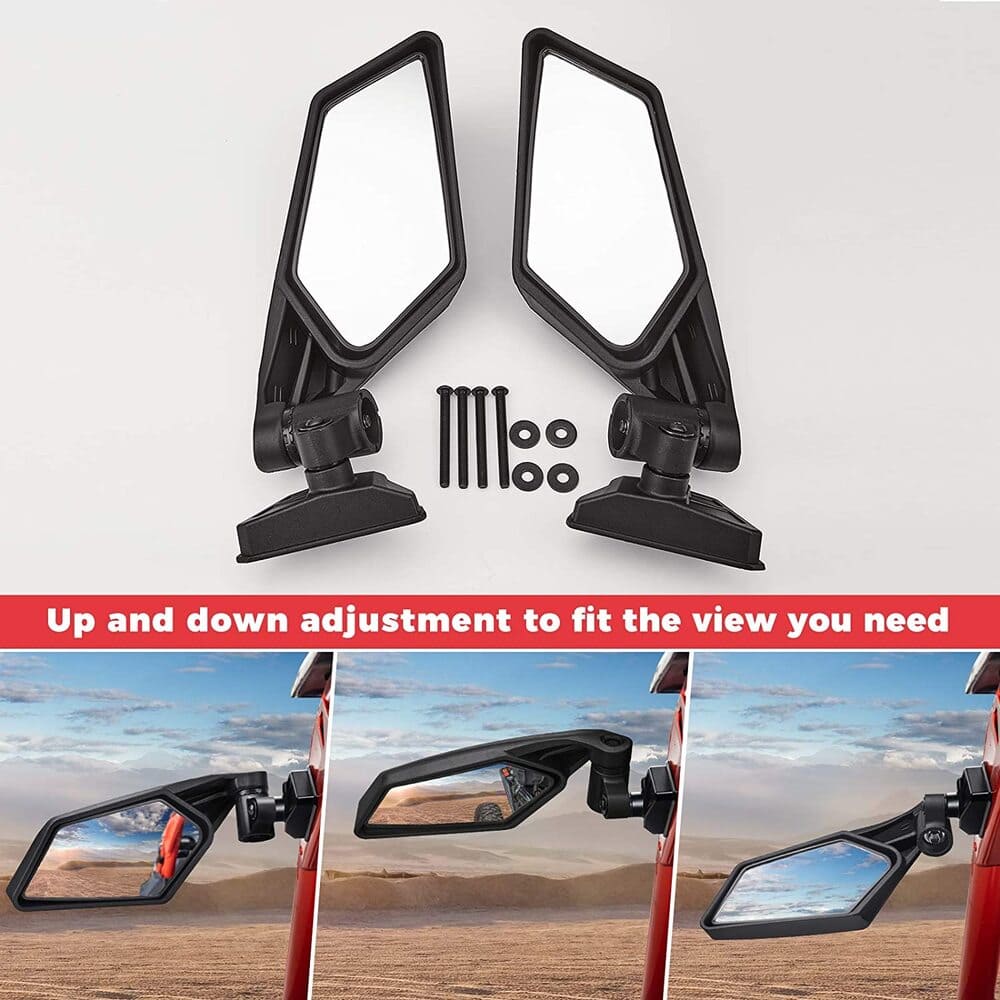 Kemimoto '17-'23 Can-Am Maverick X3 Front Bumpers & Side Mirrors