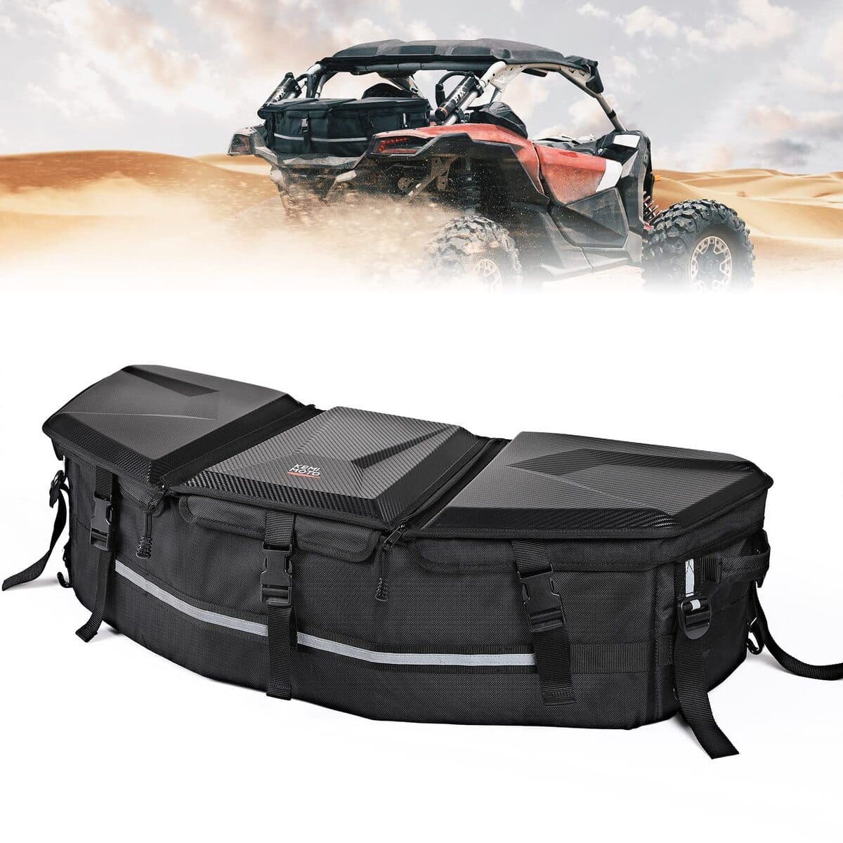 Kemimoto '17-'23 Can-Am Maverick X3 Rear & Roof Storage Bags