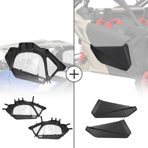 Kemimoto '17-'23 Can-Am Maverick X3 Soft Cab Enclosures & Lower Doors
