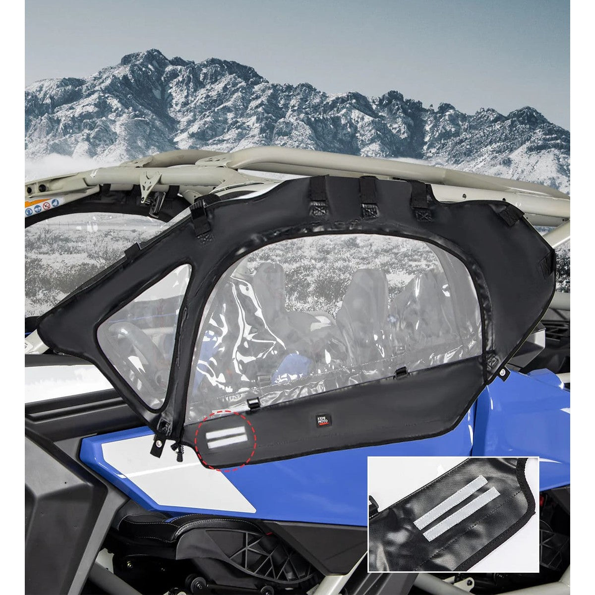 Kemimoto '17-'23 Can-Am Maverick X3 Soft Cab Enclosures & Lower Doors