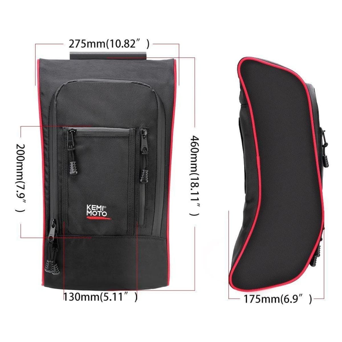 Kemimoto '17-'24 Can-Am Maverick X3 Door Bags ＆ Center Bag