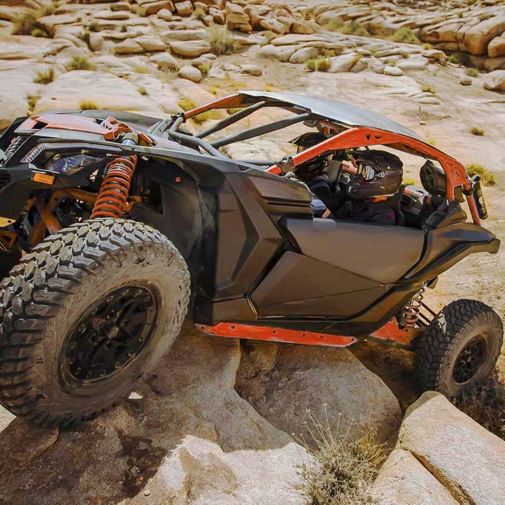 Kemimoto '17-'24 Can-Am Maverick X3 Front Lower Doors with Metal Frame