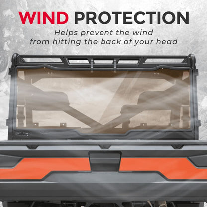 Kemimoto '17-'24 Polaris Ranger Tint Anti UV Rear Windshield