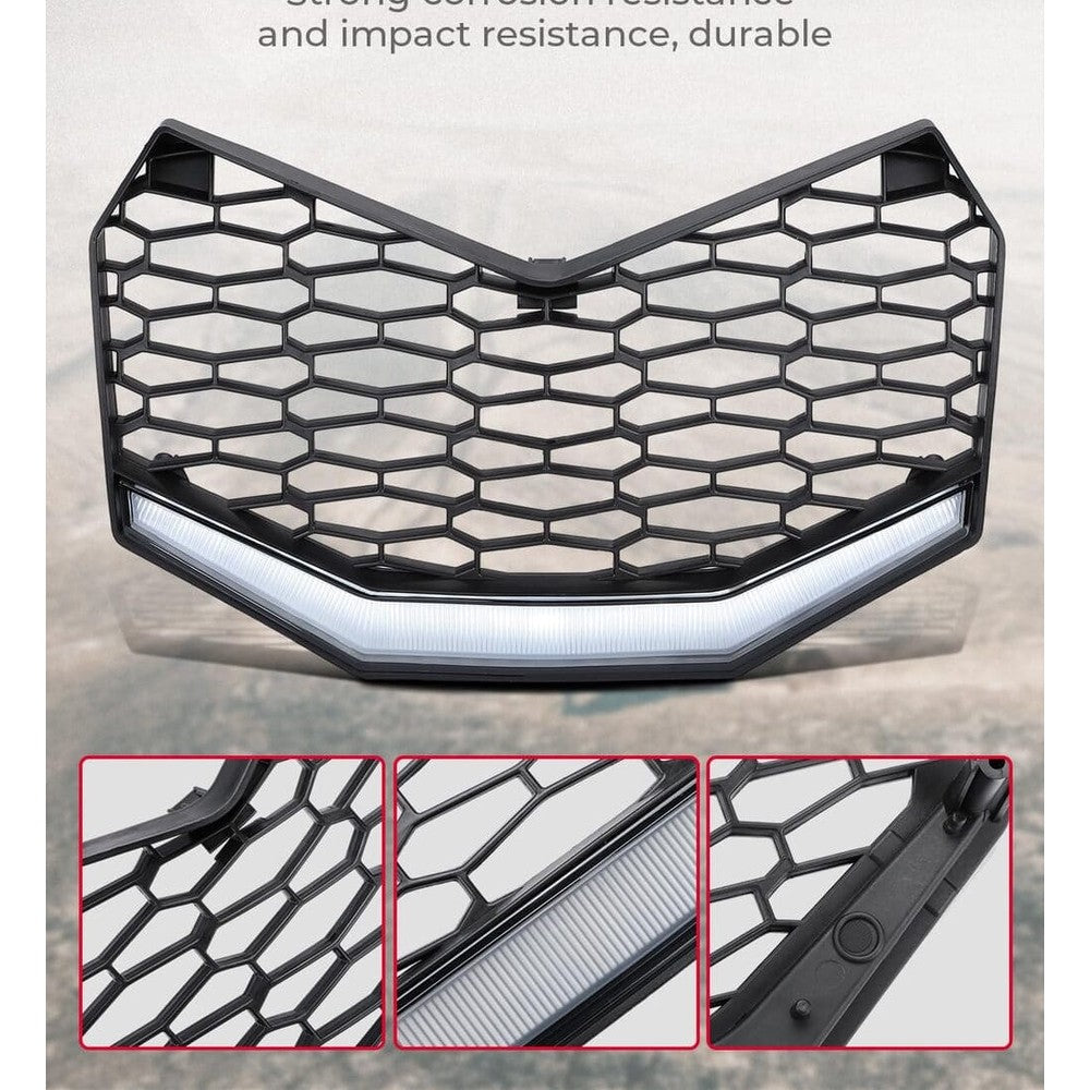 Kemimoto '17-'25 Can-Am Maverick X3 Front Bumper Mesh Grill