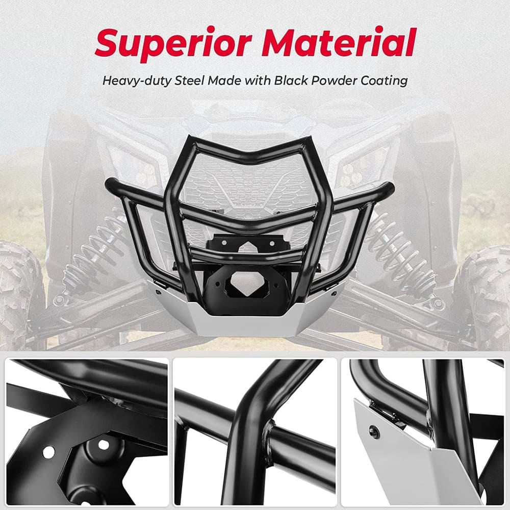 Kemimoto '17-'25 Can-Am Maverick X3 Max Front Bumper