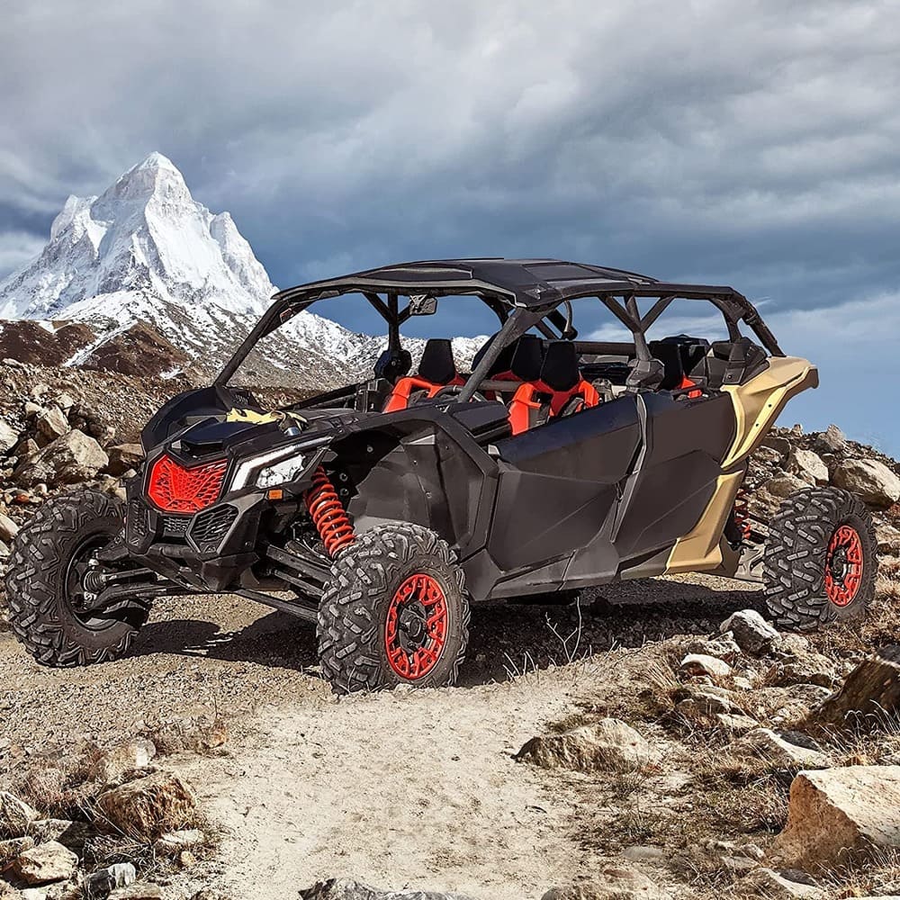 Kemimoto '17-'25 Can-Am Maverick X3 Max Lower Doors Panels w/ Metal Frame - 4 Pcs
