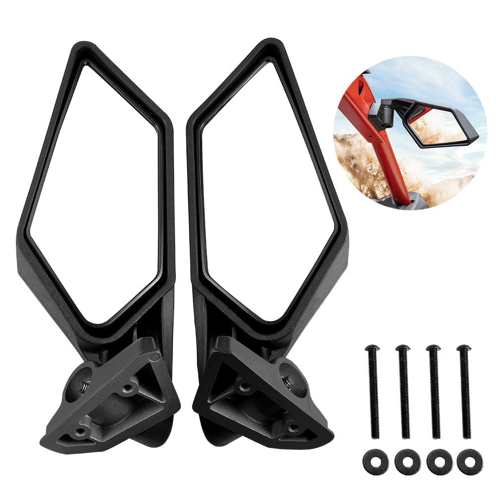 Kemimoto '17-'25 Can-Am Maverick X3 MAX Side Mirrors - One Pair