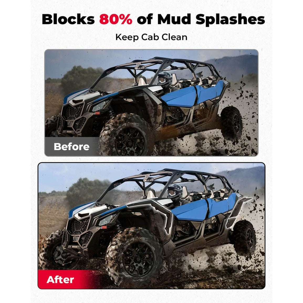 Kemimoto '17-'25 Can-Am Maverick X3 Fender Flares