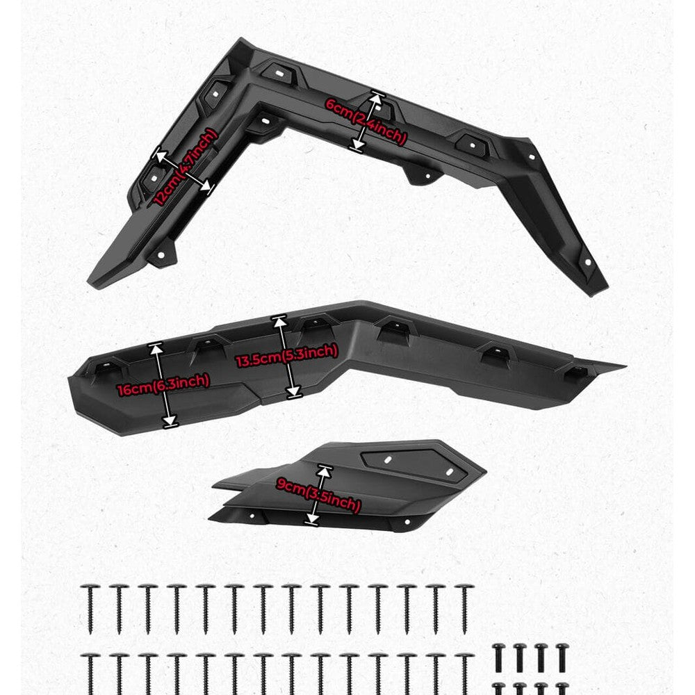 Kemimoto '17-'25 Can-Am Maverick X3 Fender Flares