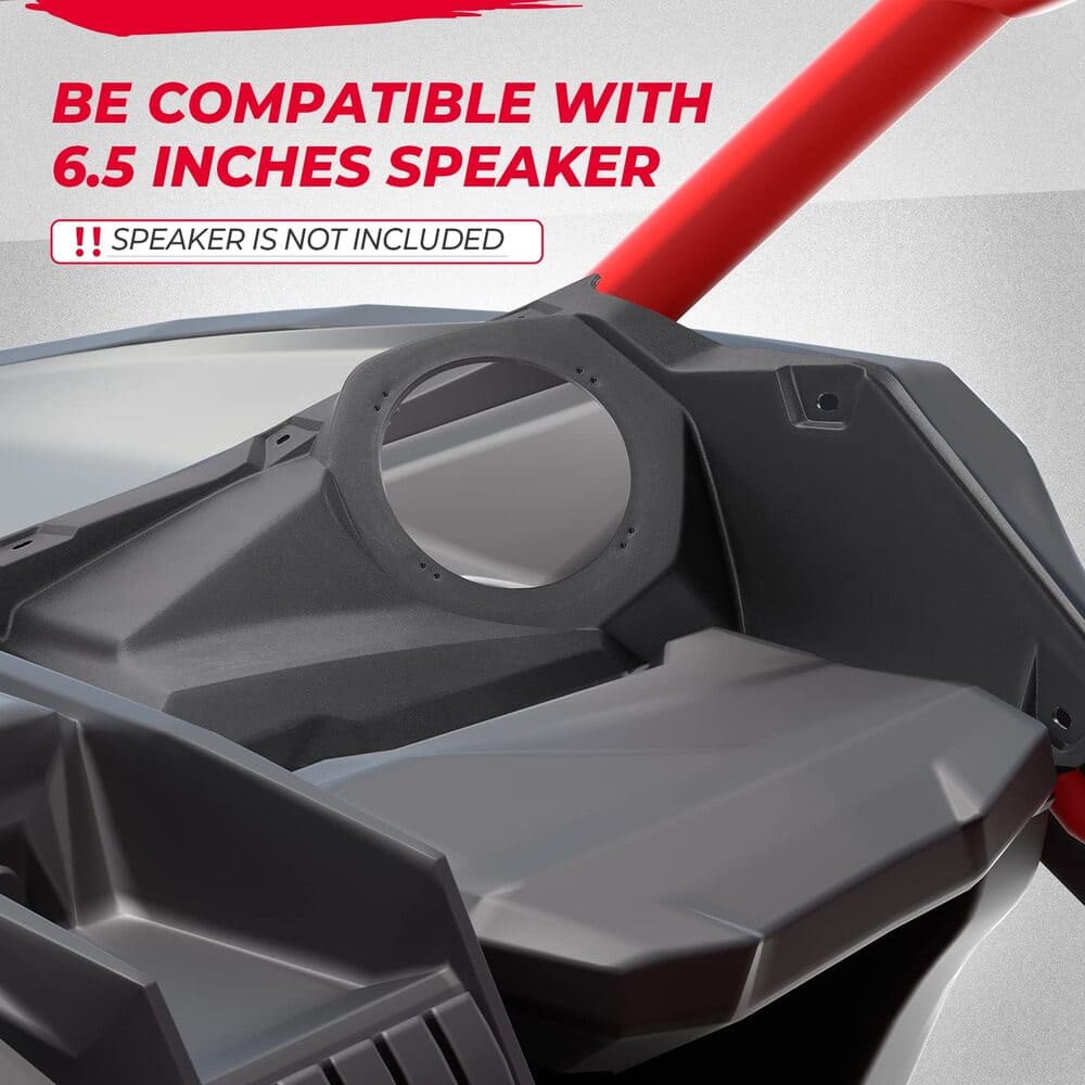 Kemimoto '17-'25 Can-Am Maverick X3 Front Dash Speaker Pods
