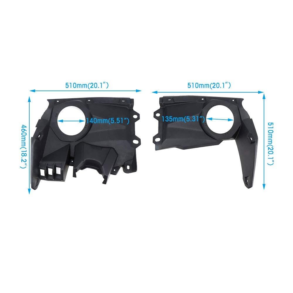 Kemimoto '17-'25 Can-Am Maverick X3 Front Dash Speaker Pods