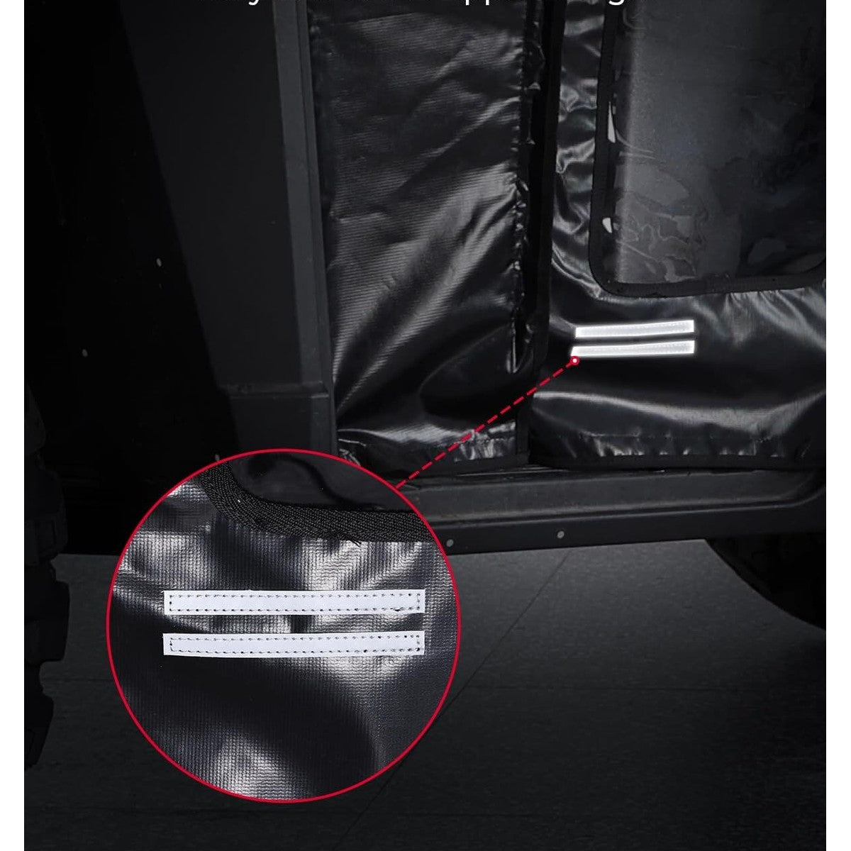 Kemimoto '17-'25 Polaris Ranger XP 1000 UTV Cab Enclosure Upper Doors