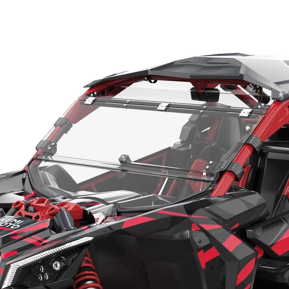 Kemimoto '17+ Can-Am Maverick X3 Flip Windshield & Lower Doors