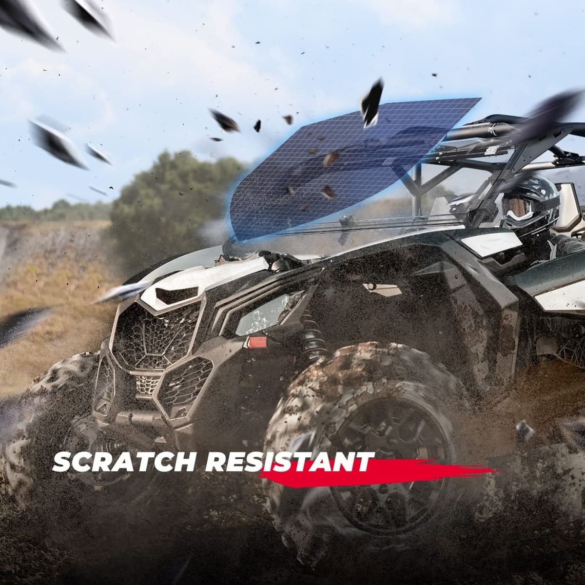 Kemimoto '17+ Can-Am Maverick X3 Flip Windshield & Lower Doors
