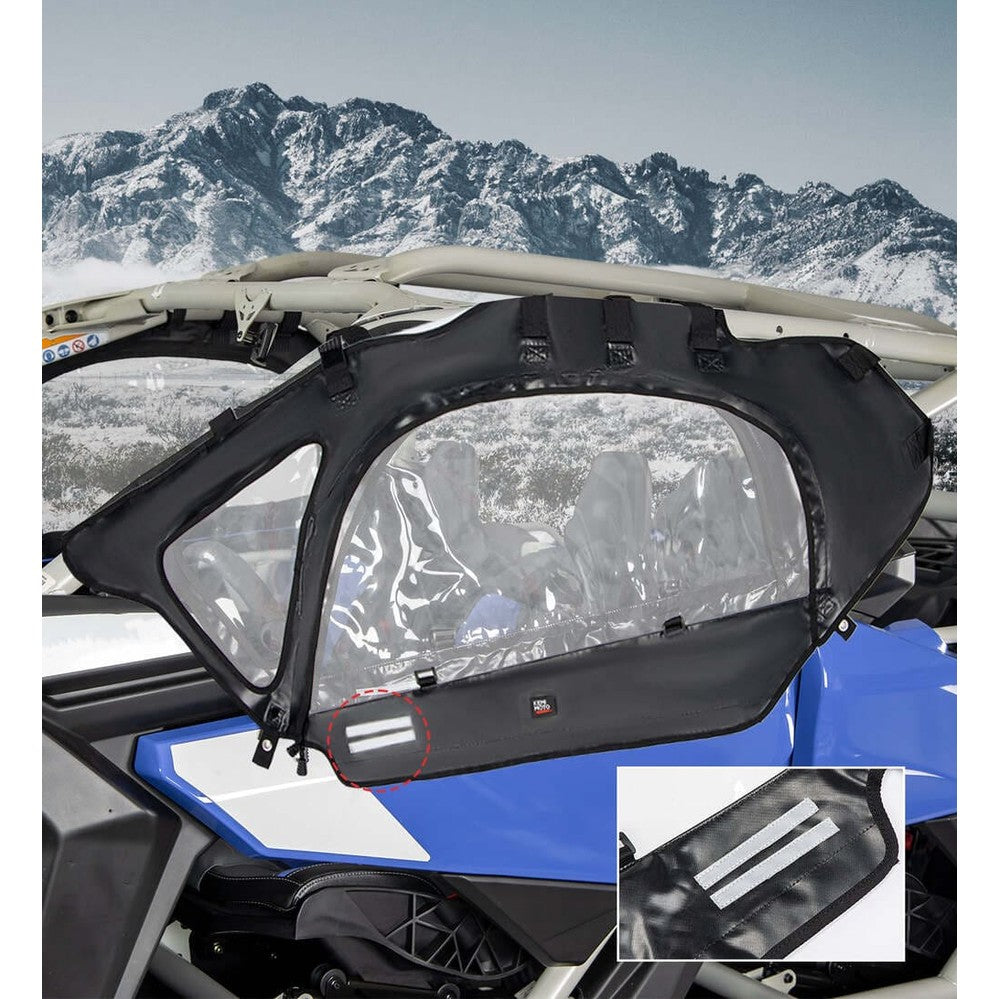 Kemimoto '17+ Can-Am Maverick X3 Flip Windshield & Soft Cab Enclosures