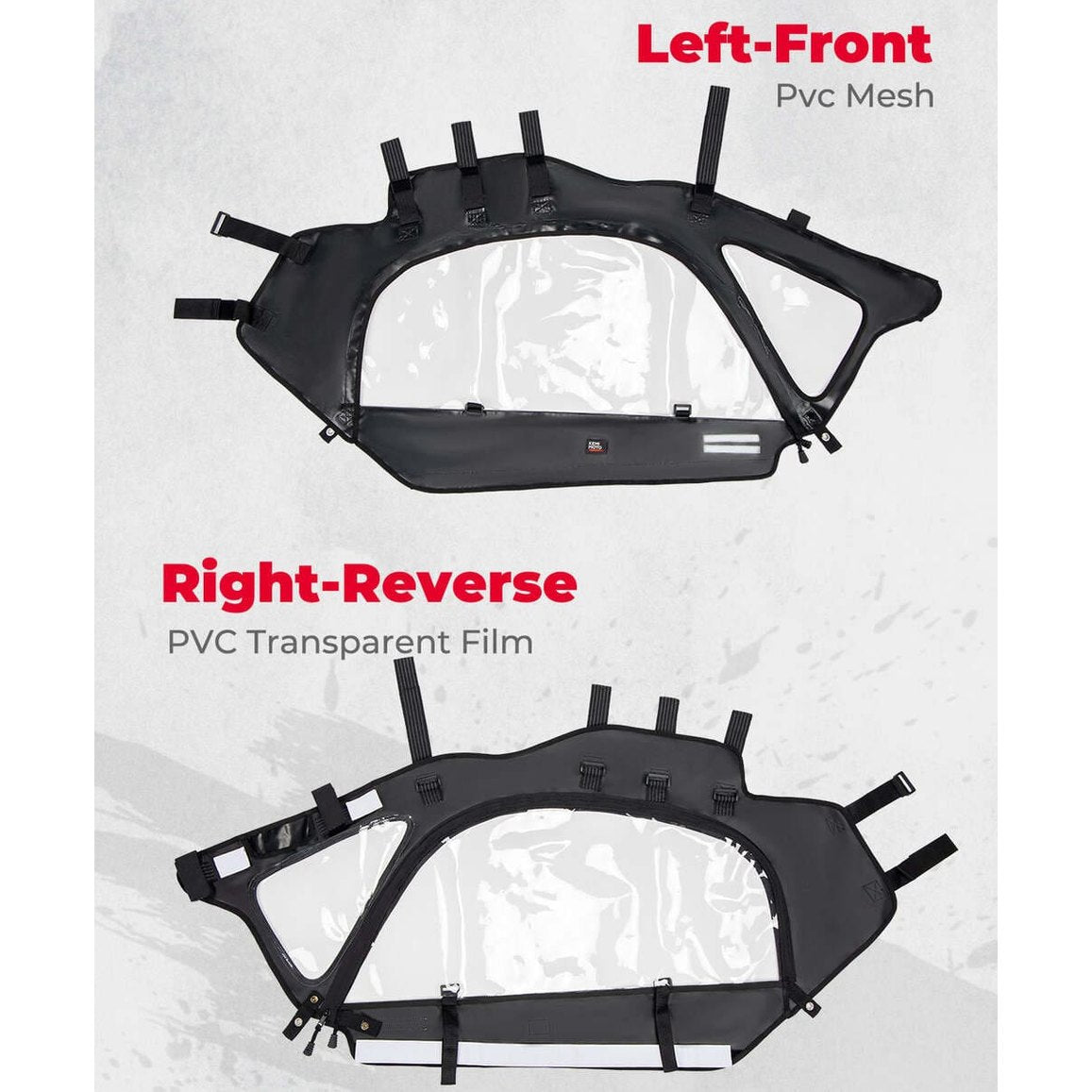 Kemimoto '17+ Can-Am Maverick X3 Flip Windshield & Soft Cab Enclosures
