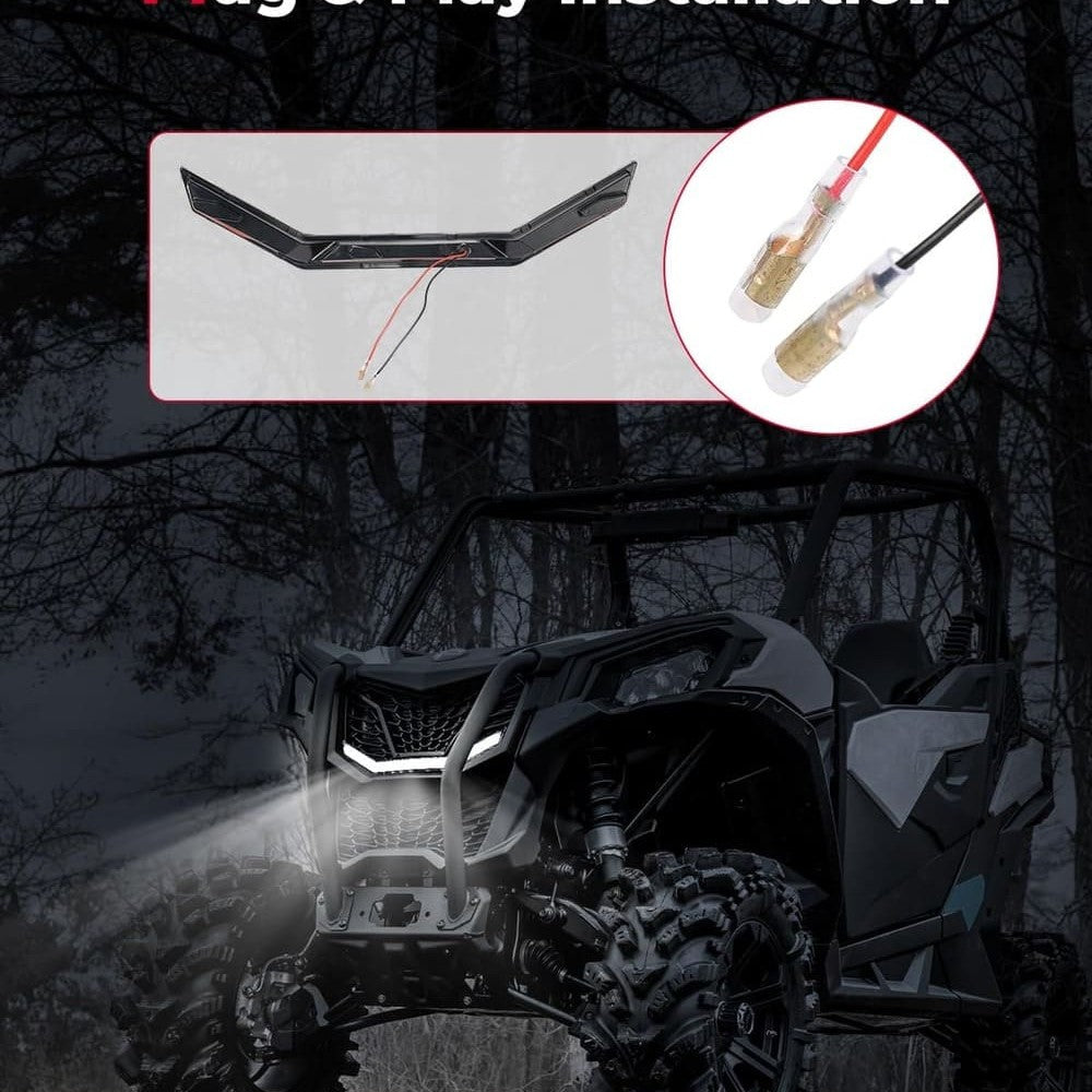 Kemimoto '18-'23 Can-Am Maverick Trail / Sport LED Accent Light - Front Grille