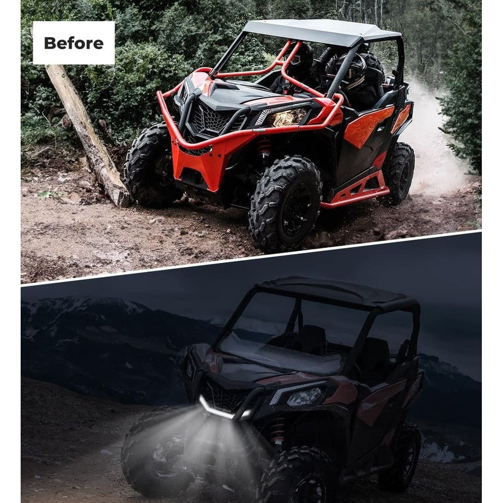 Kemimoto '18-'23 Can-Am Maverick Trail / Sport LED Accent Light - Front Grille
