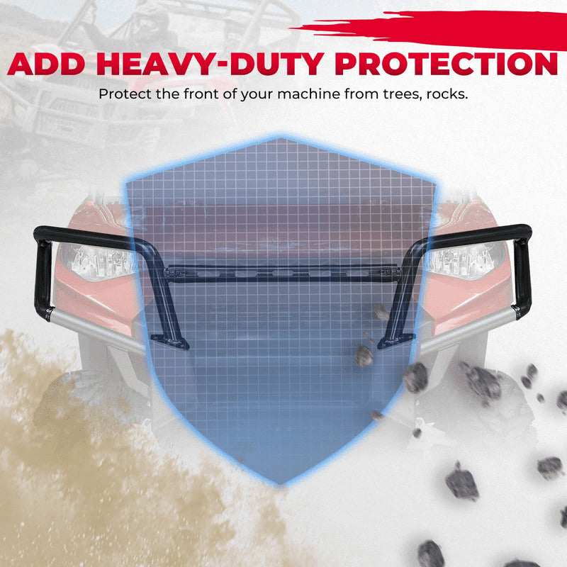 Kemimoto '18-'23 Polaris Ranger Front Bumper & Front Brush Guard